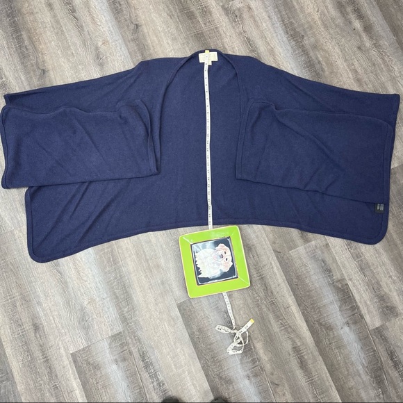 Nicole Miller cashmere poncho sweater - Picture 5 of 11